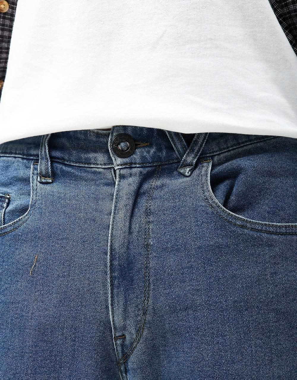 Volcom Billow Denim Pant - Washed Blue