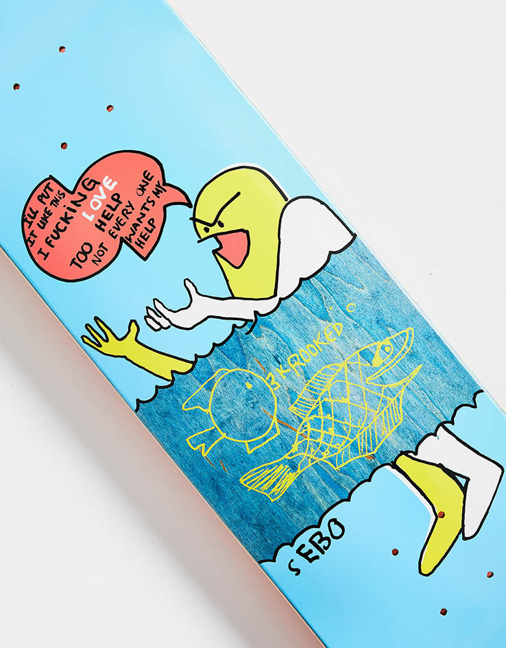 Krooked Sebo Help Skateboard Deck - 8.06"