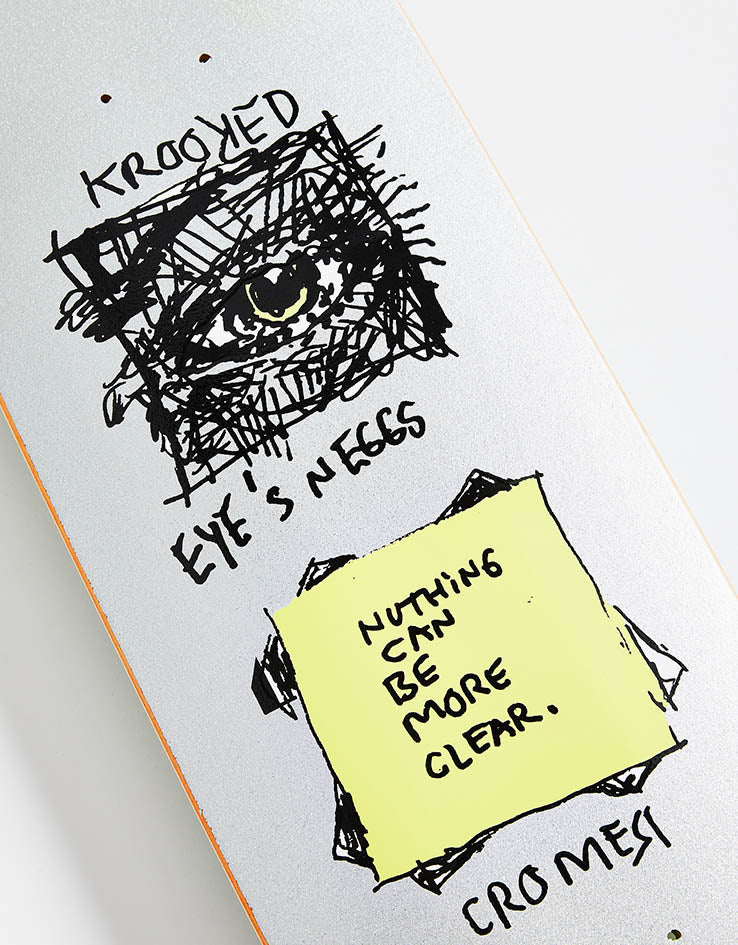 Krooked Cromer Eyes N Eggs Skateboard Deck - 8.25"