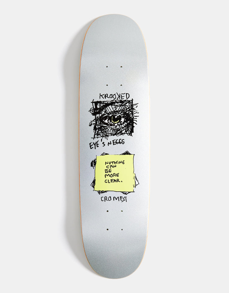 Krooked Cromer Eyes N Eggs Skateboard Deck - 8.25"