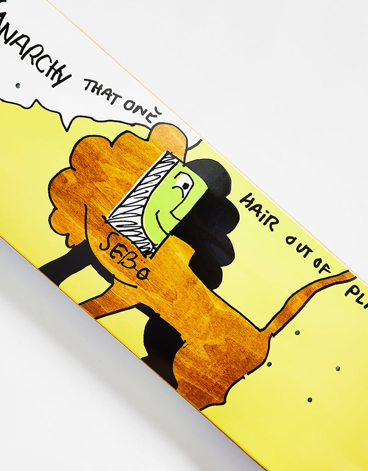 Krooked Sebo Anarchy Skateboard Deck - 8.12"