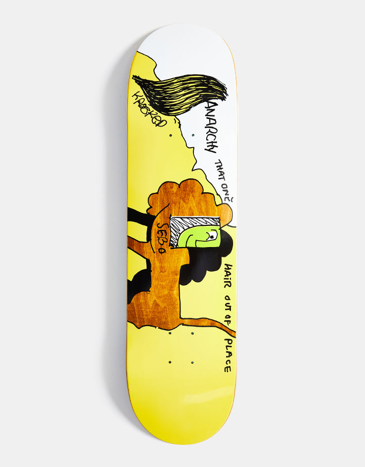 Krooked Sebo Anarchy Skateboard Deck - 8.12"