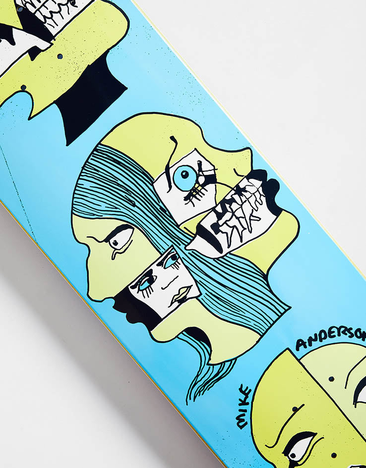Krooked Manderson Two Face Skateboard Deck - 8.06"