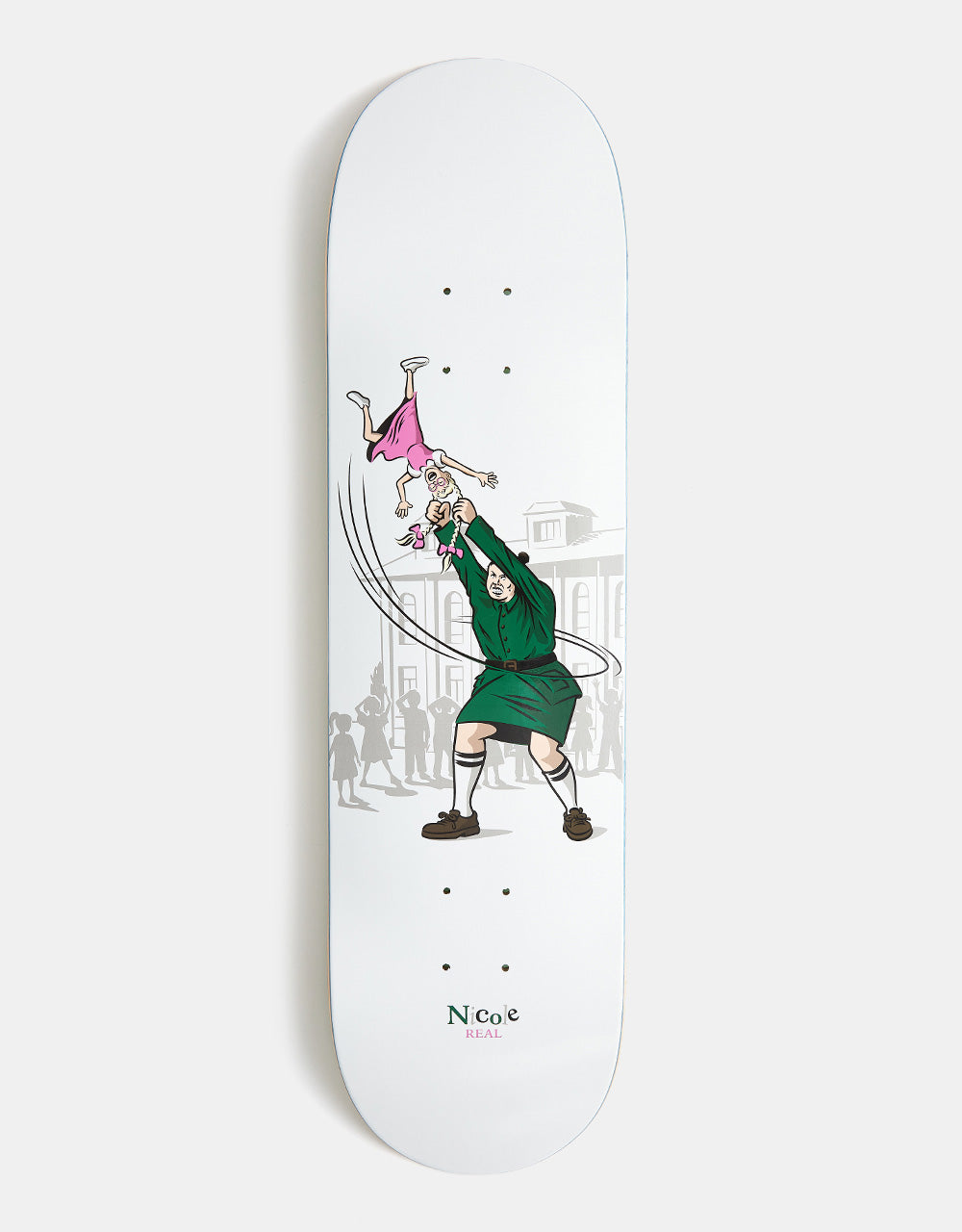 Real Nicole Hammer Throw Skateboard Deck - 8.28"