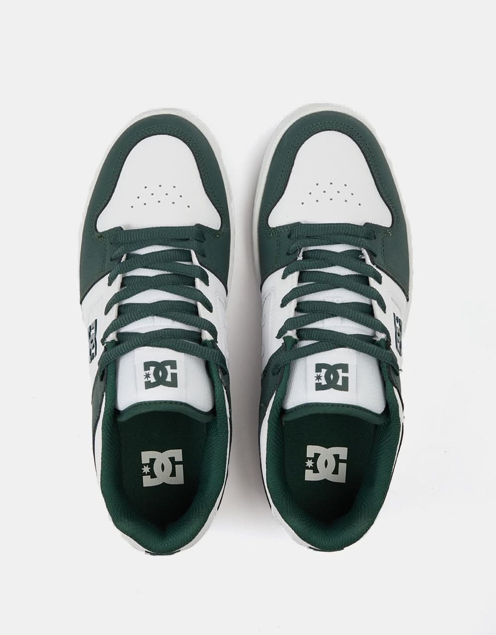 DC Manteca 4 Skate Shoes - White/Dark Olive
