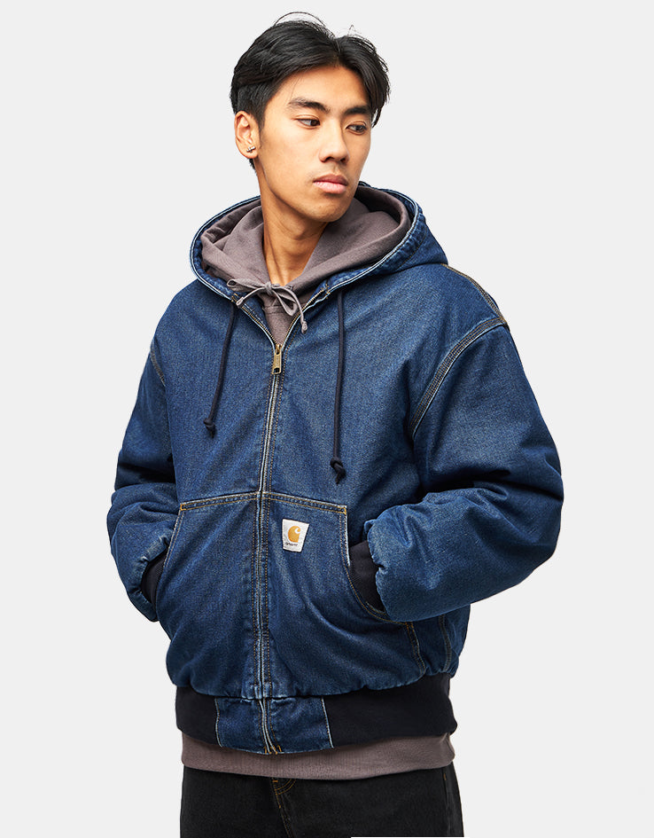 Carhartt WIP OG Active Jacket - Blue 'Stone Washed' (Denim)