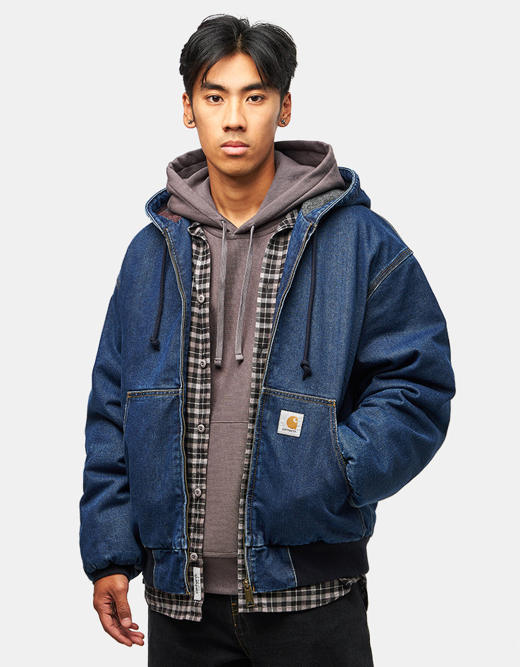 Carhartt WIP OG Active Jacket - Blue 'Stone Washed' (Denim)