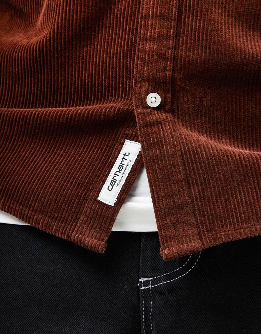 Carhartt WIP L/S Madison Cord Shirt - Offroad/Wax
