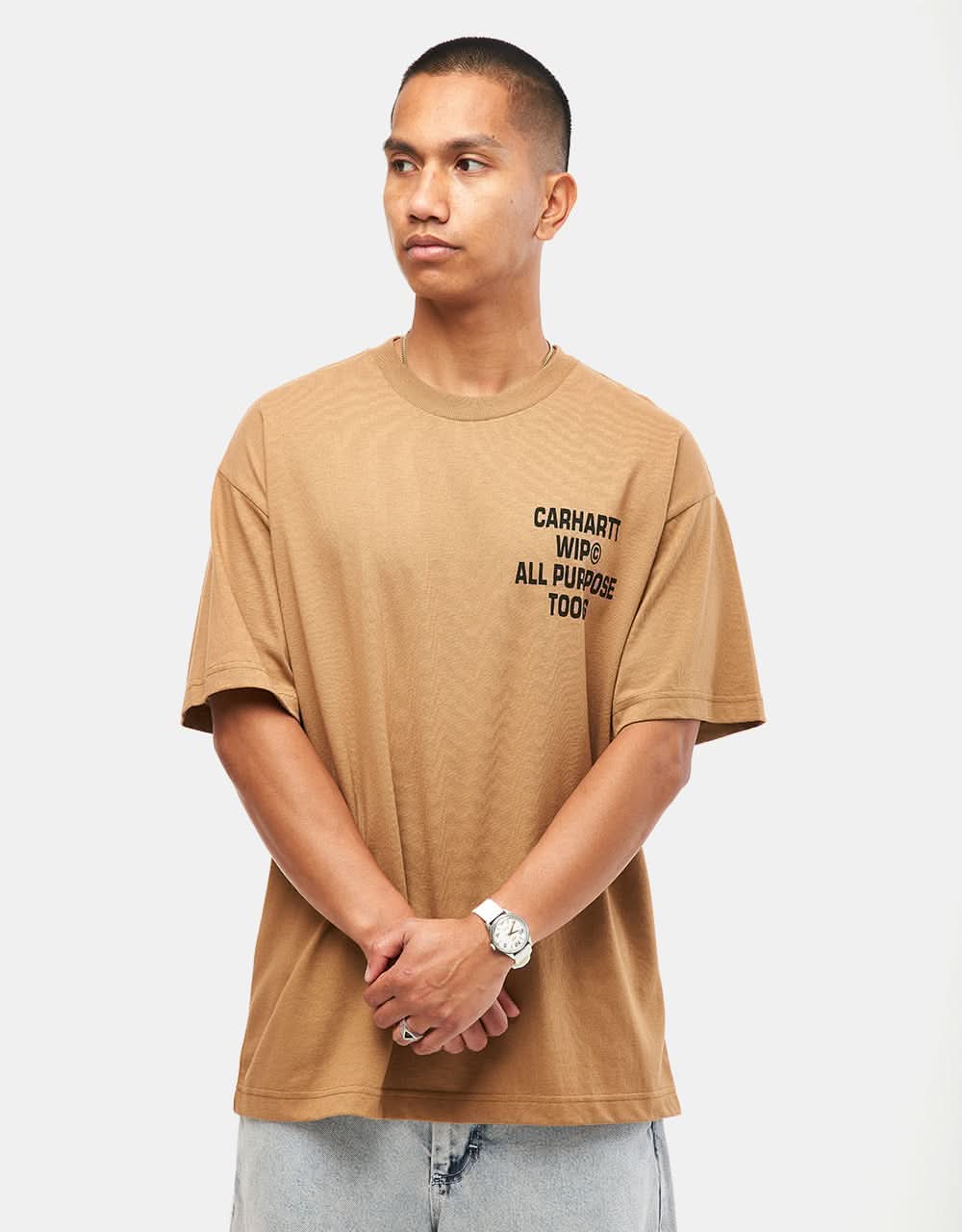 Carhartt WIP Cross Screw T-Shirt - Peanut