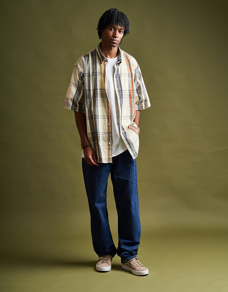 Carhartt WIP Aaron Pant - Blue (Stone Washed)