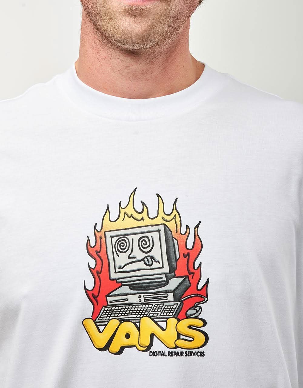 Vans Digital Repair T-Shirt - White