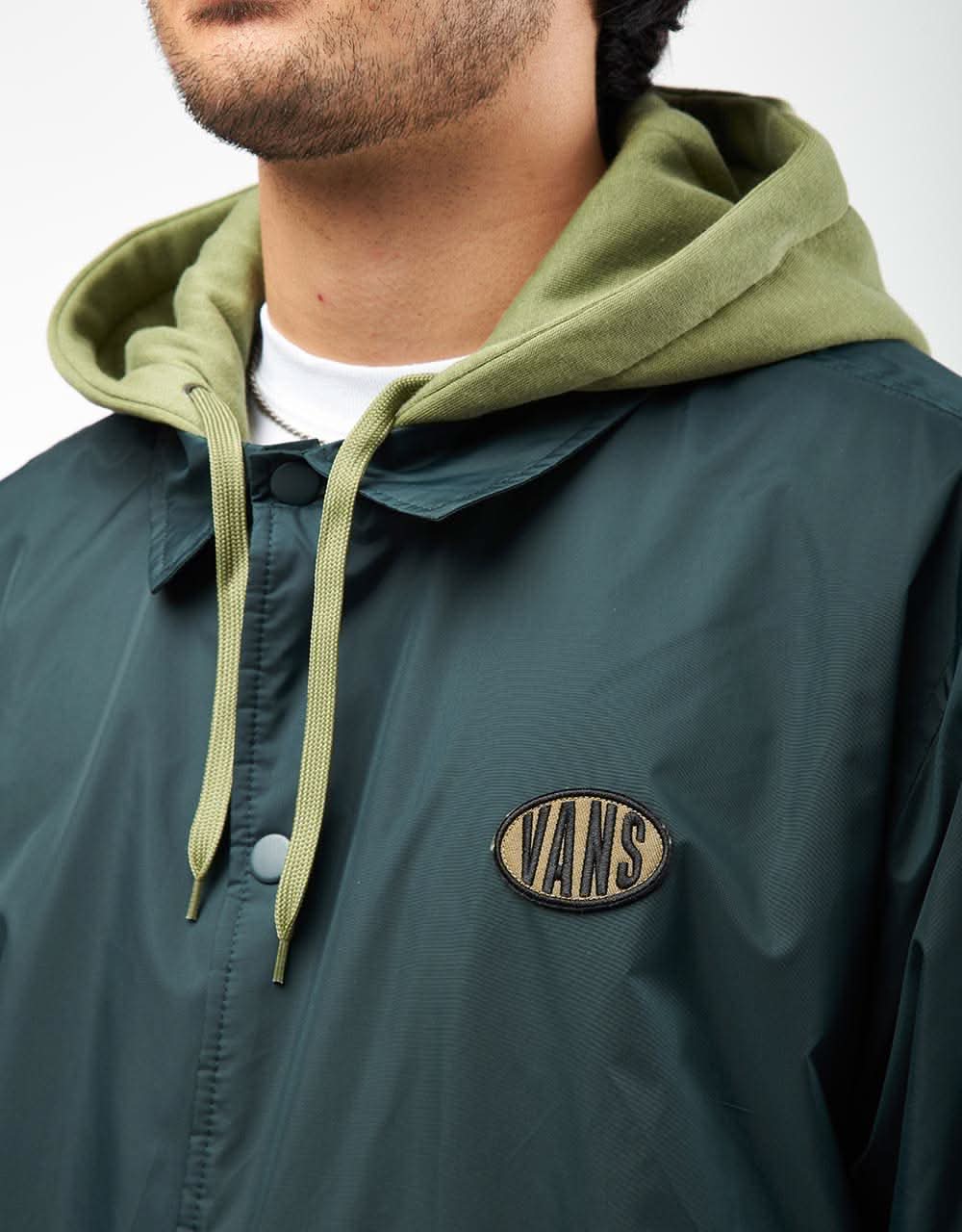 Vans Riley II Coach Jacket - Green Gables