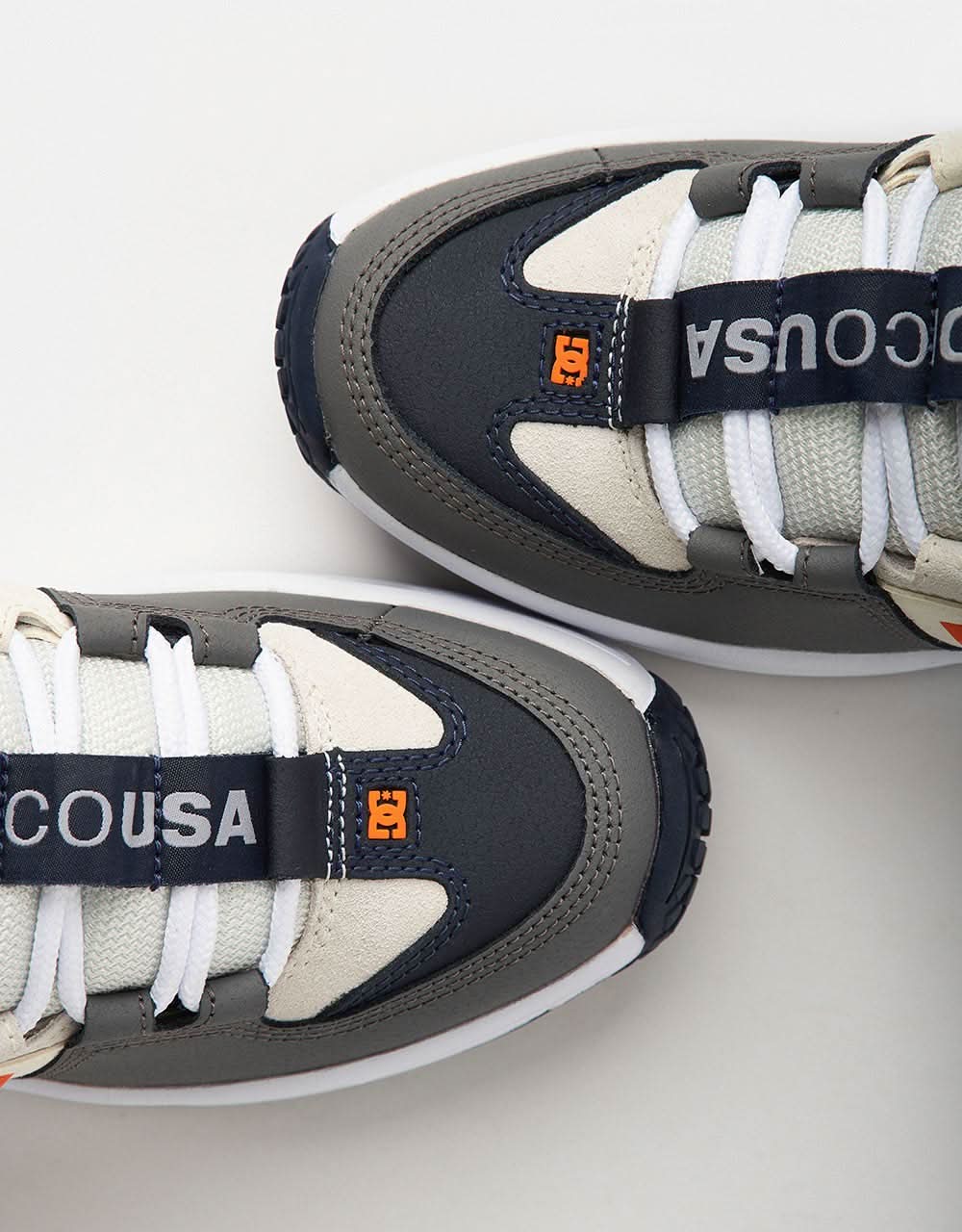 DC Lynx OG Skate Shoes - Grey/Orange