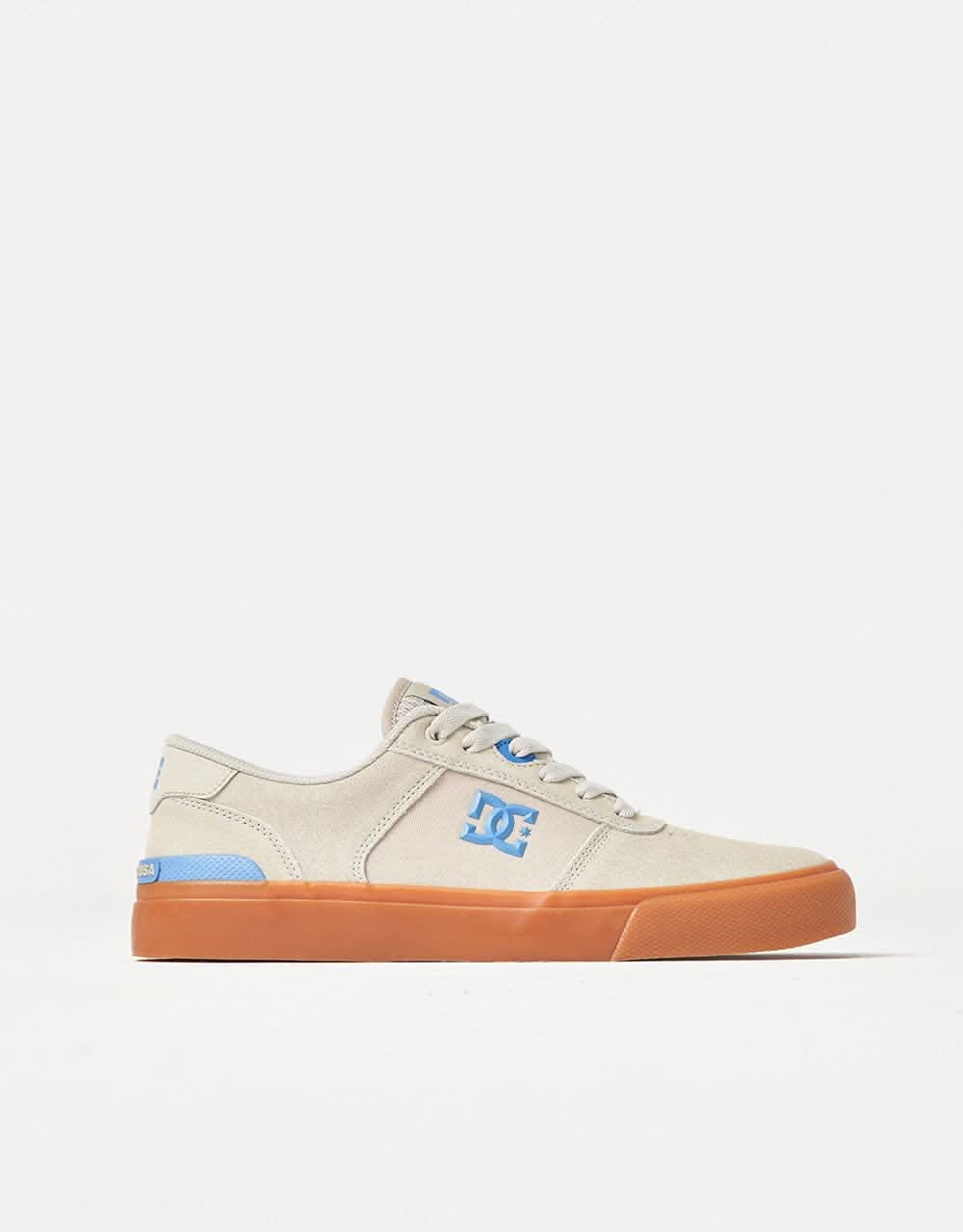 DC Teknic S Skate Shoes - White/Gum