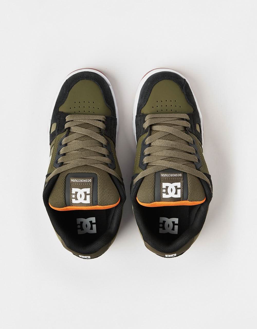 DC Stag Skate Shoes - Army/Olive