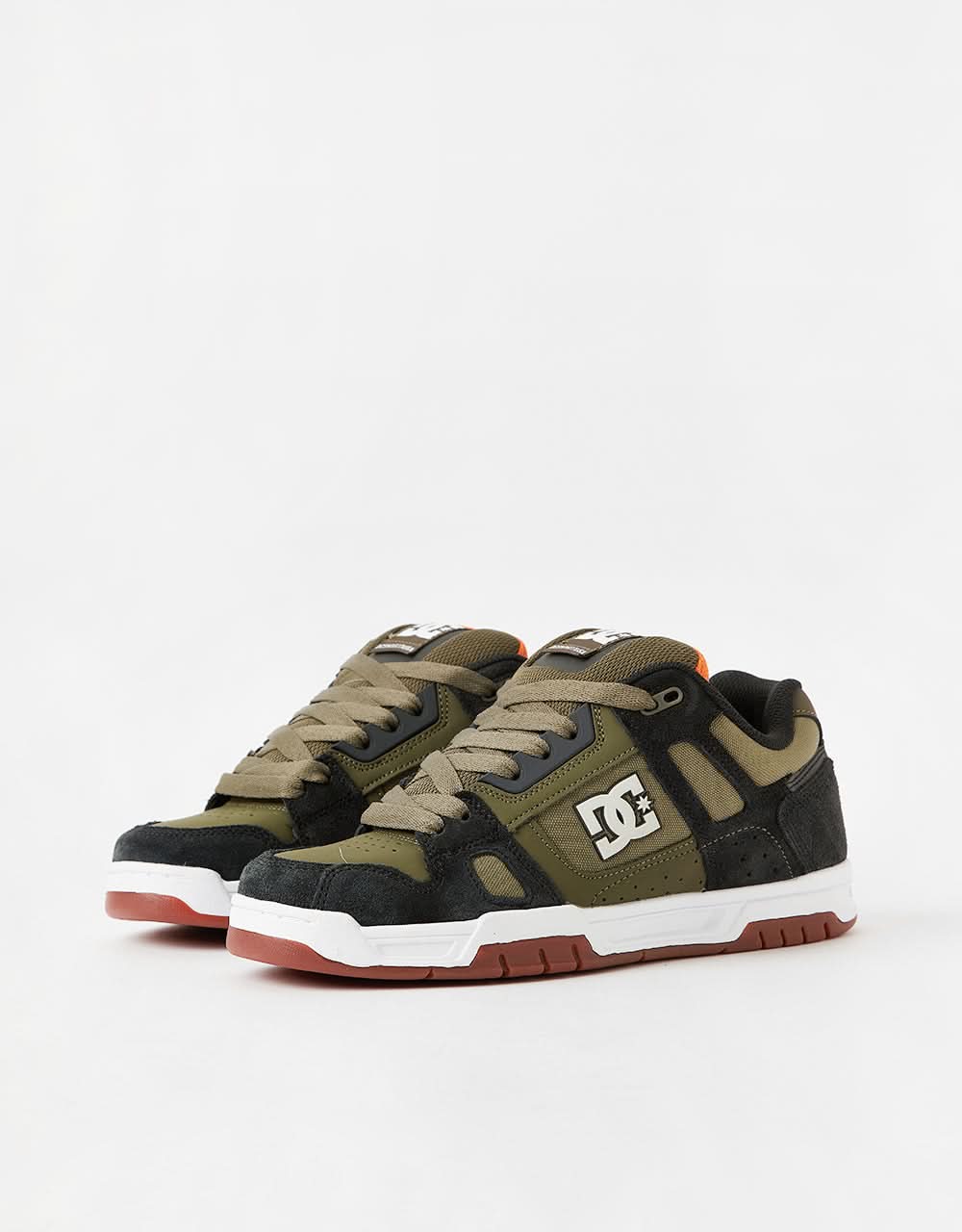 DC Stag Skate Shoes - Army/Olive