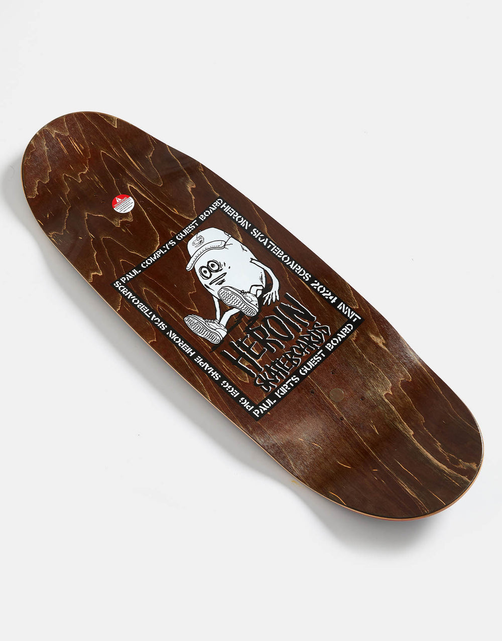 Heroin Paul’s Egg Skateboard Deck - 10.4”