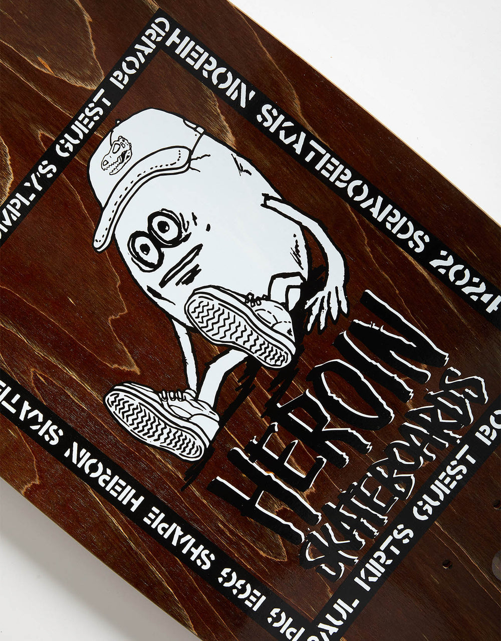 Heroin Paul’s Egg Skateboard Deck - 10.4”