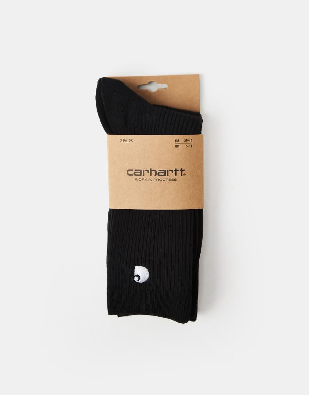 Carhartt WIP Madison Pack Socks - Black/White