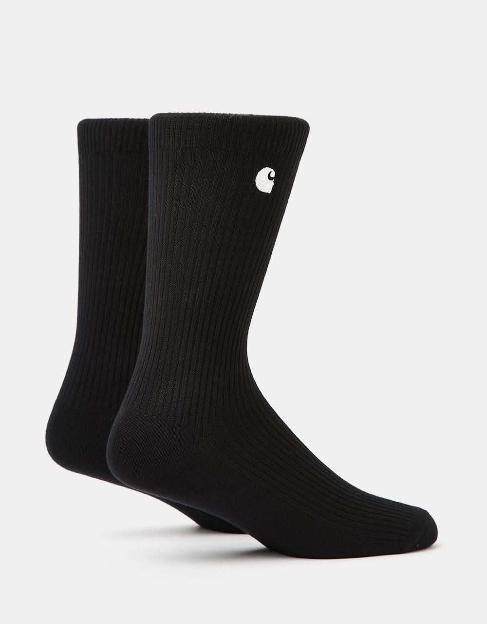 Carhartt WIP Madison Pack Socks - Black/White
