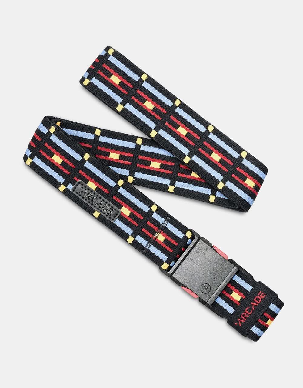 Arcade x Vernan Kee Keyah Slim Belt - Black/Sky