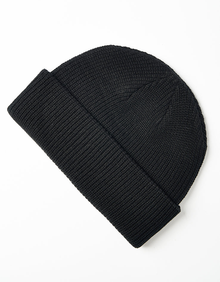 Butter Goods Tall Wharfie Beanie - Black