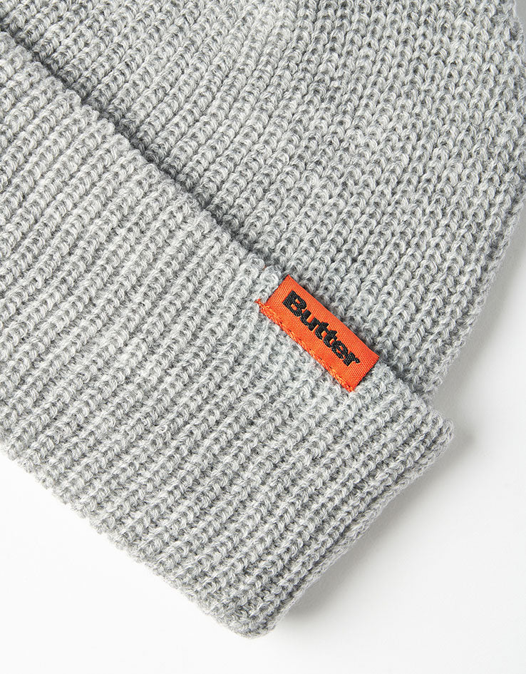 Butter Goods Tall Wharfie Beanie - Ash