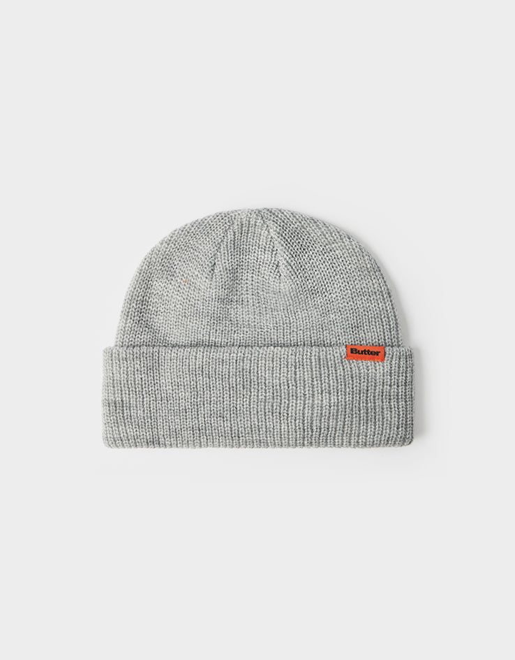 Butter Goods Tall Wharfie Beanie - Ash