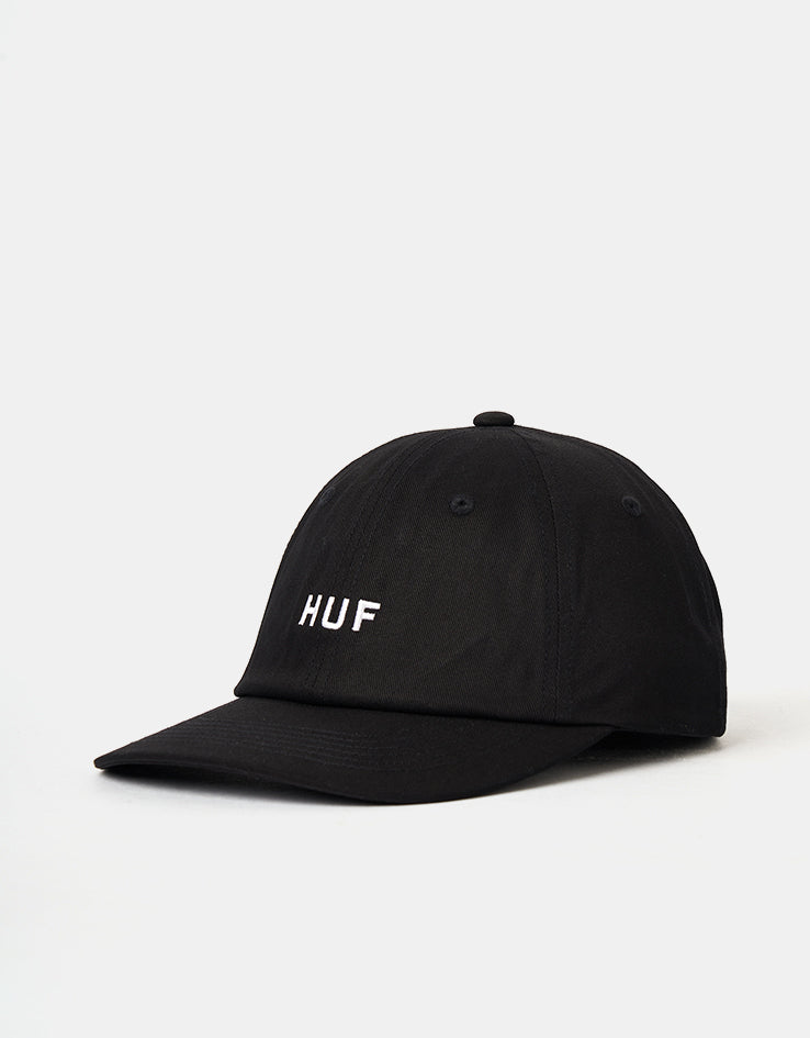 HUF Set OG Logo Curved Visor Cap - Black