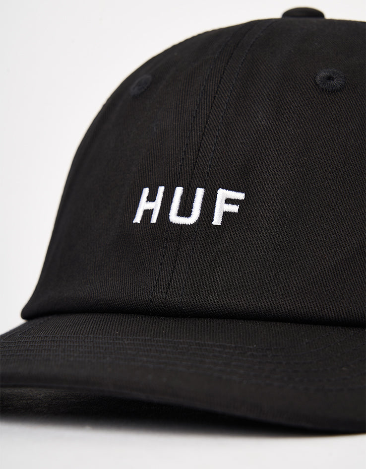 HUF Set OG Logo Curved Visor Cap - Black