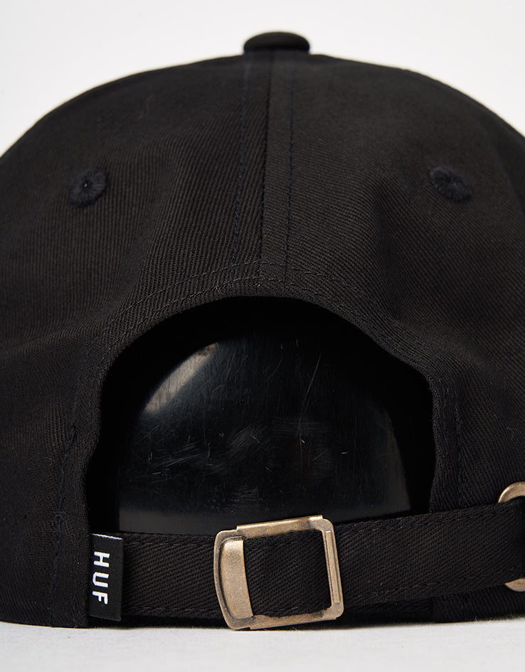 HUF Set OG Logo Curved Visor Cap - Black