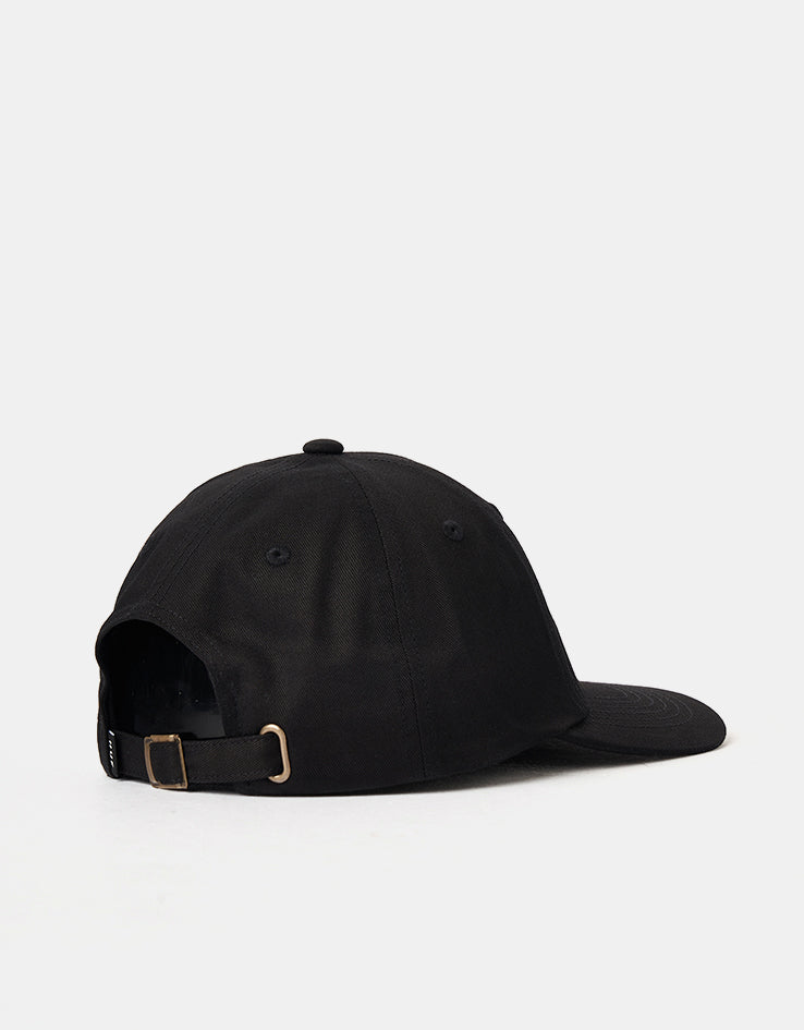 HUF Set OG Logo Curved Visor Cap - Black