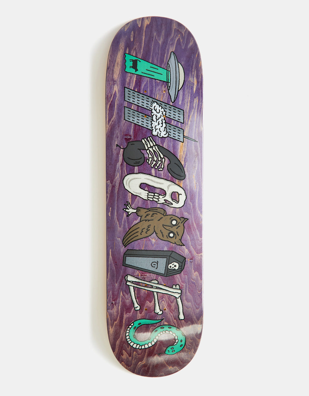Theories of Atlantis Symbols Skateboard Deck - 8.5"