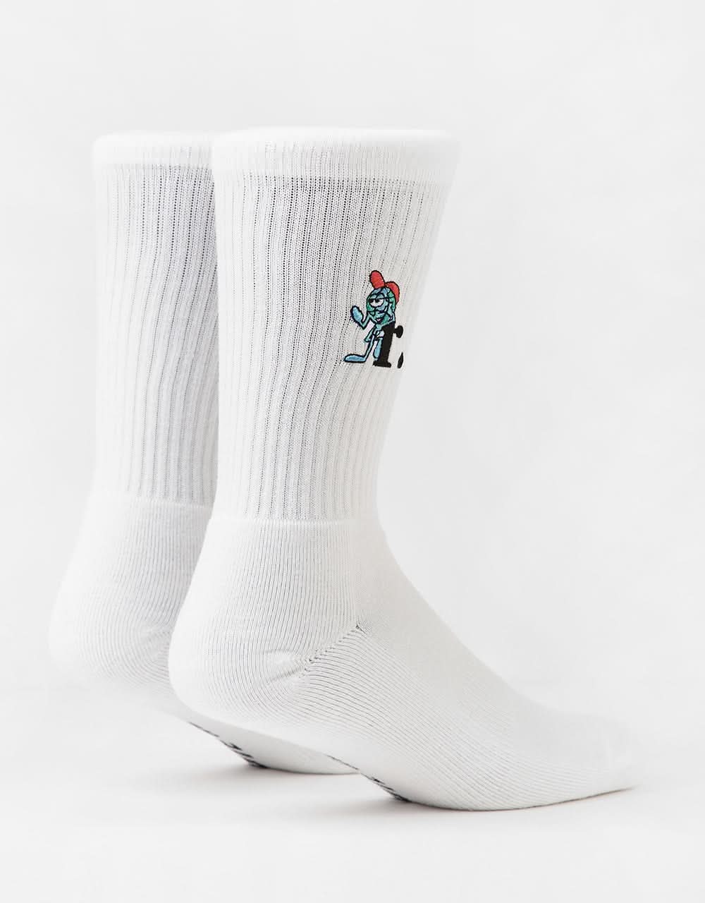 Route One Worldwide Chillers Crew Socks - White