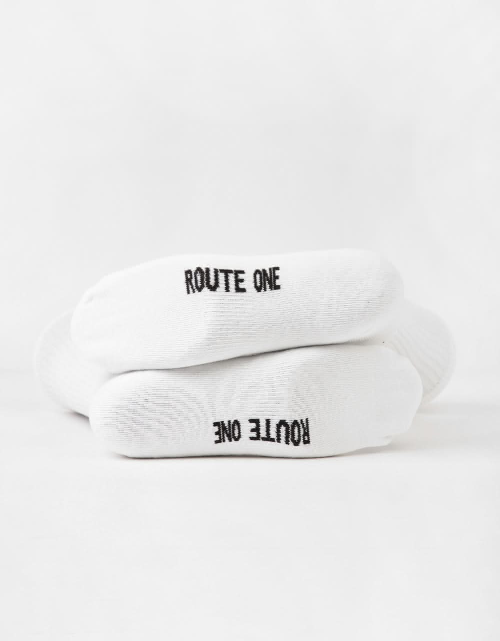 Route One Worldwide Chillers Crew Socks - White