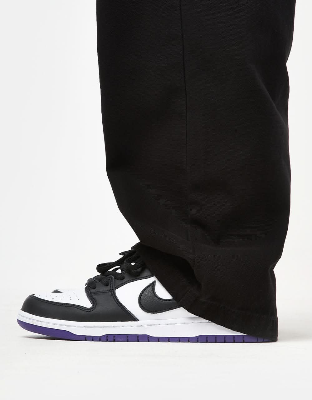 Route One Super Baggy Canvas Pant - Black