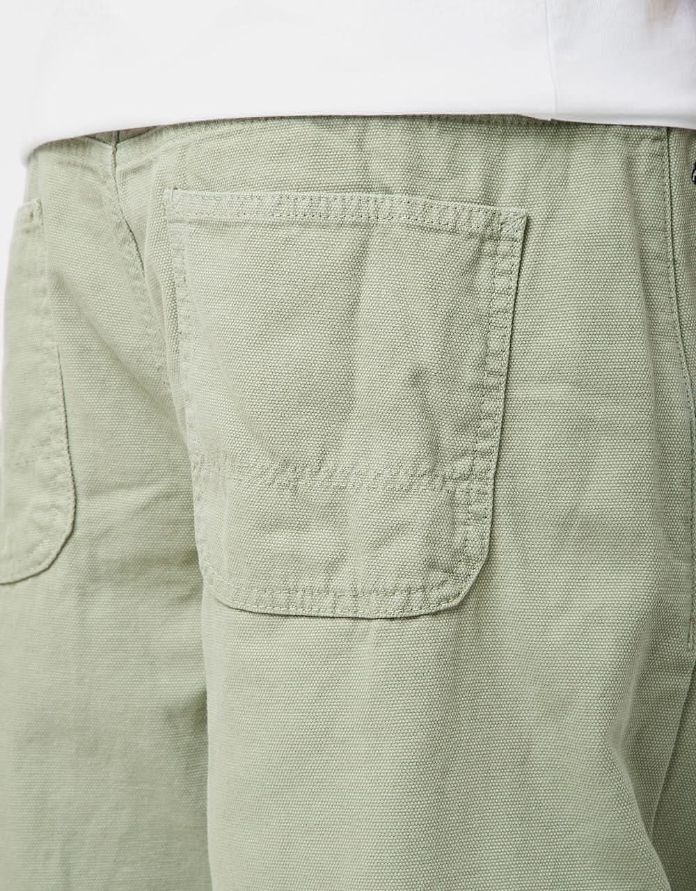 Route One Super Baggy Canvas Pant - Oil Green