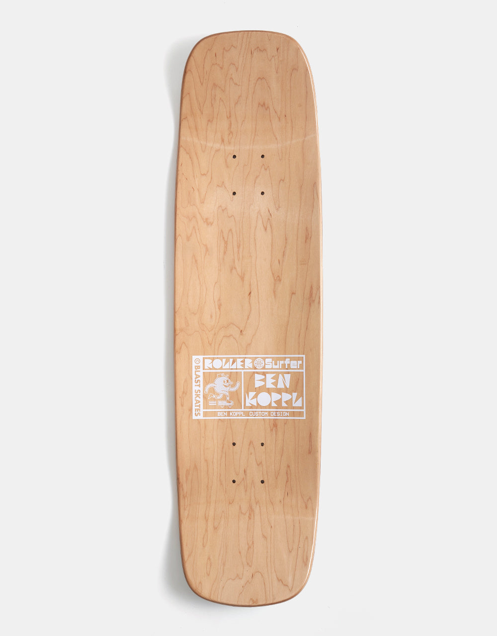 Blast Skates Koppl Roller 'Earth' Surfer Skateboard Deck - 8.5"