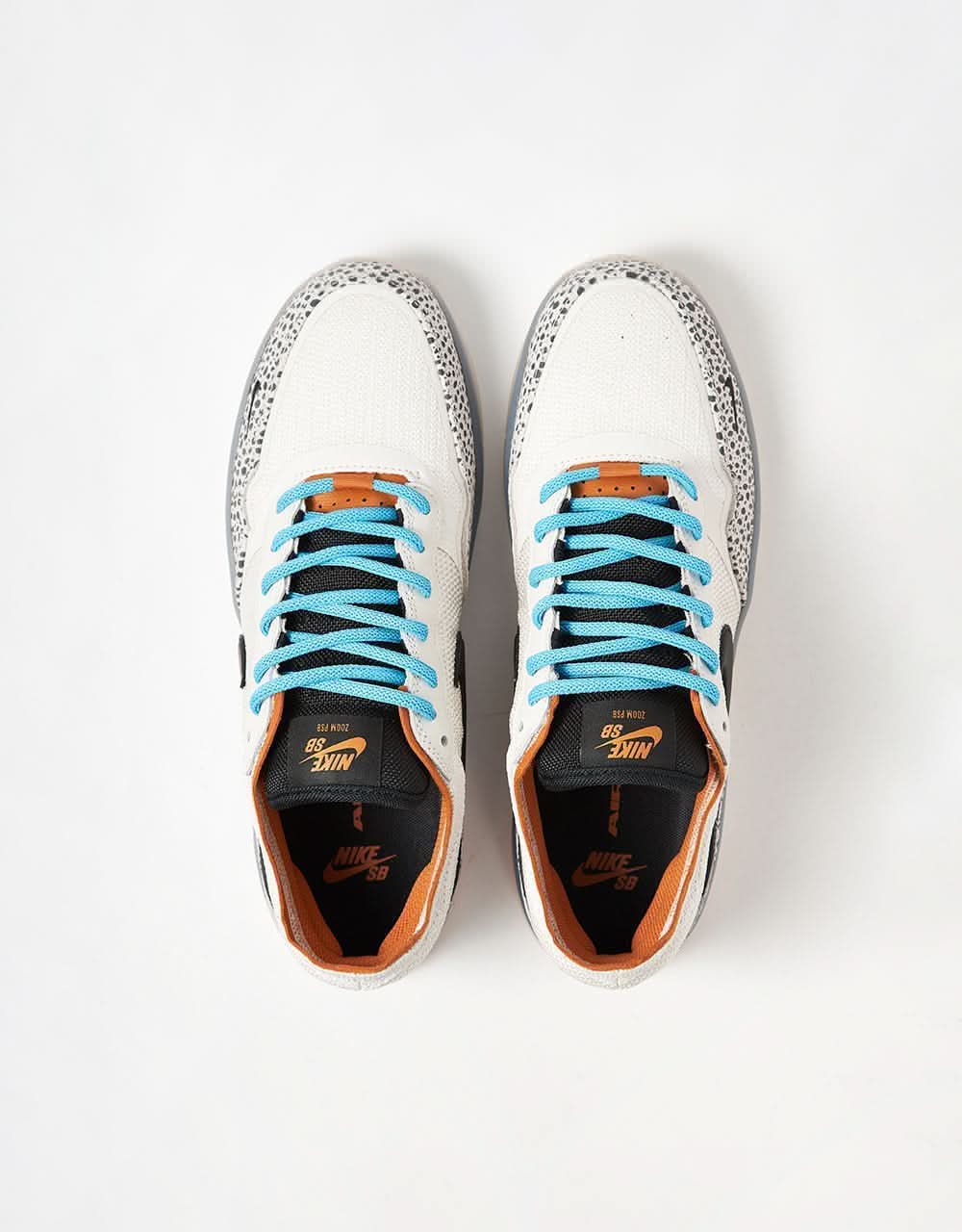 Nike SB 'Safari Electric Pack' PS8 Skate Shoes - Phantom/Black-Fossil-Monarch