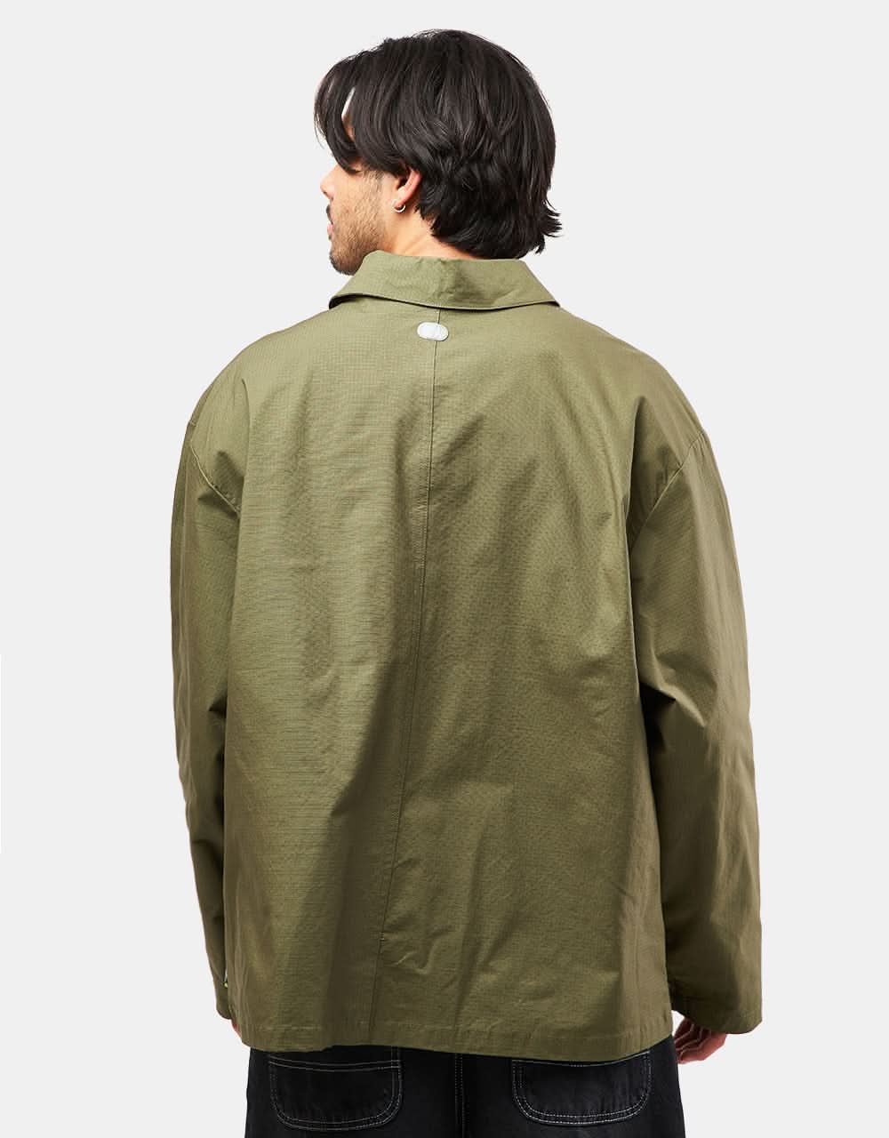 Nike SB Skate Chore Jacket - Medium Olive/White