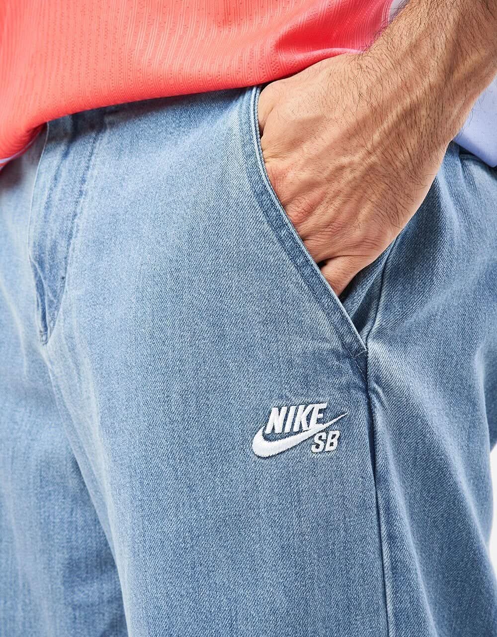 Nike SB El Jeano Skate Denim Pant - Ashen Slate/White