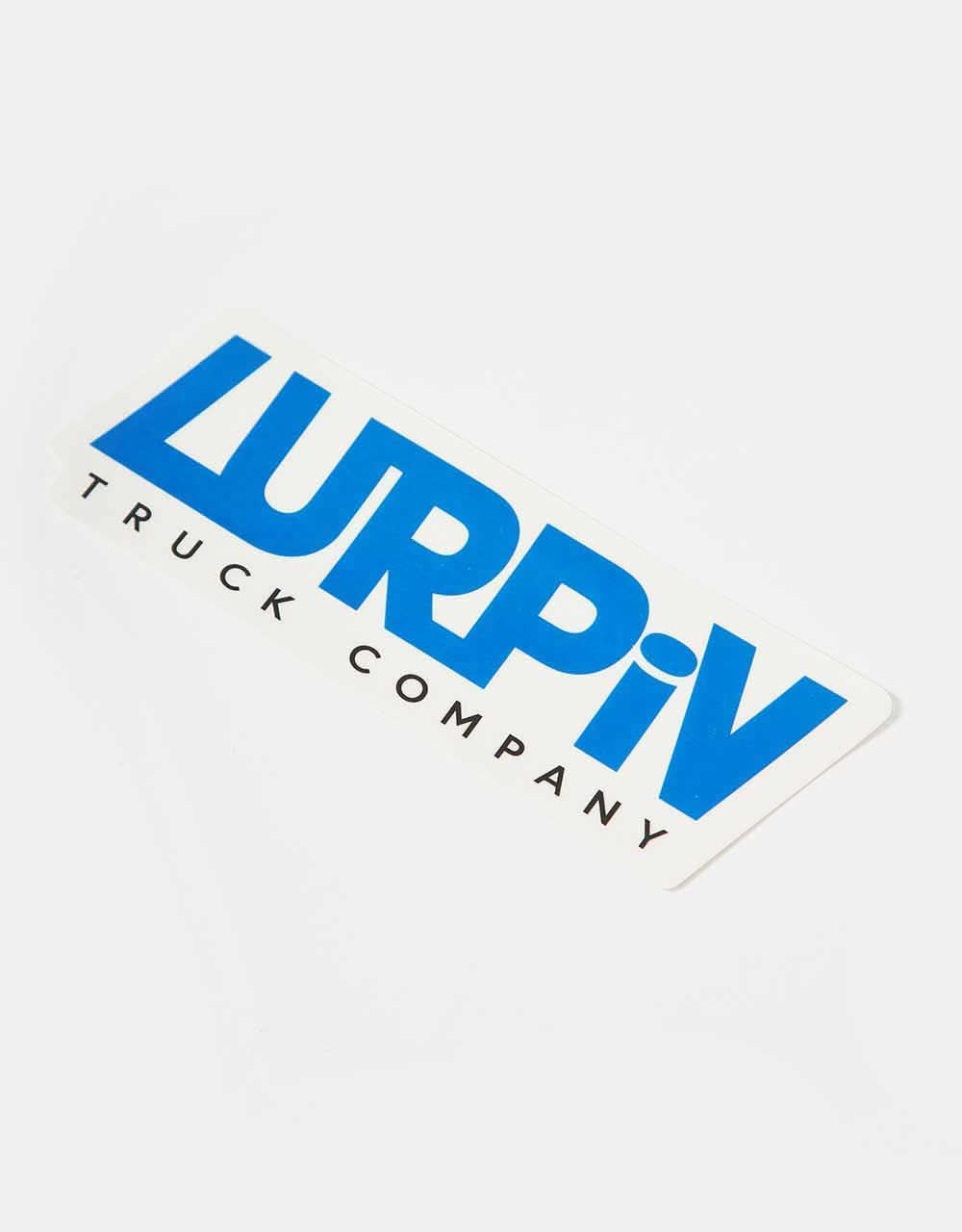 Lurpiv Big Logo Sticker - Blue