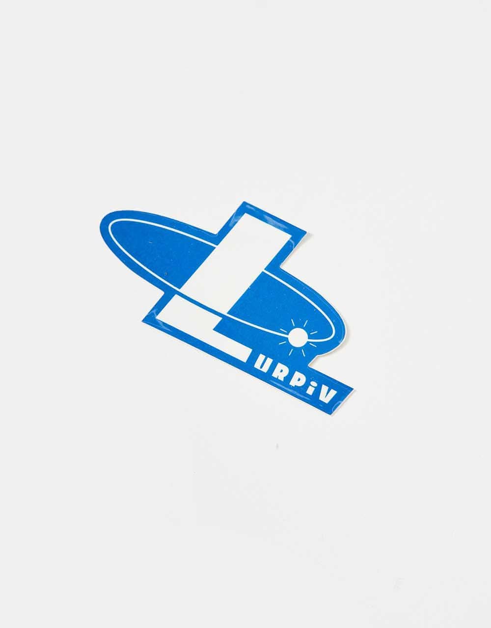 Lurpiv Orbit Logo Sticker - Blue