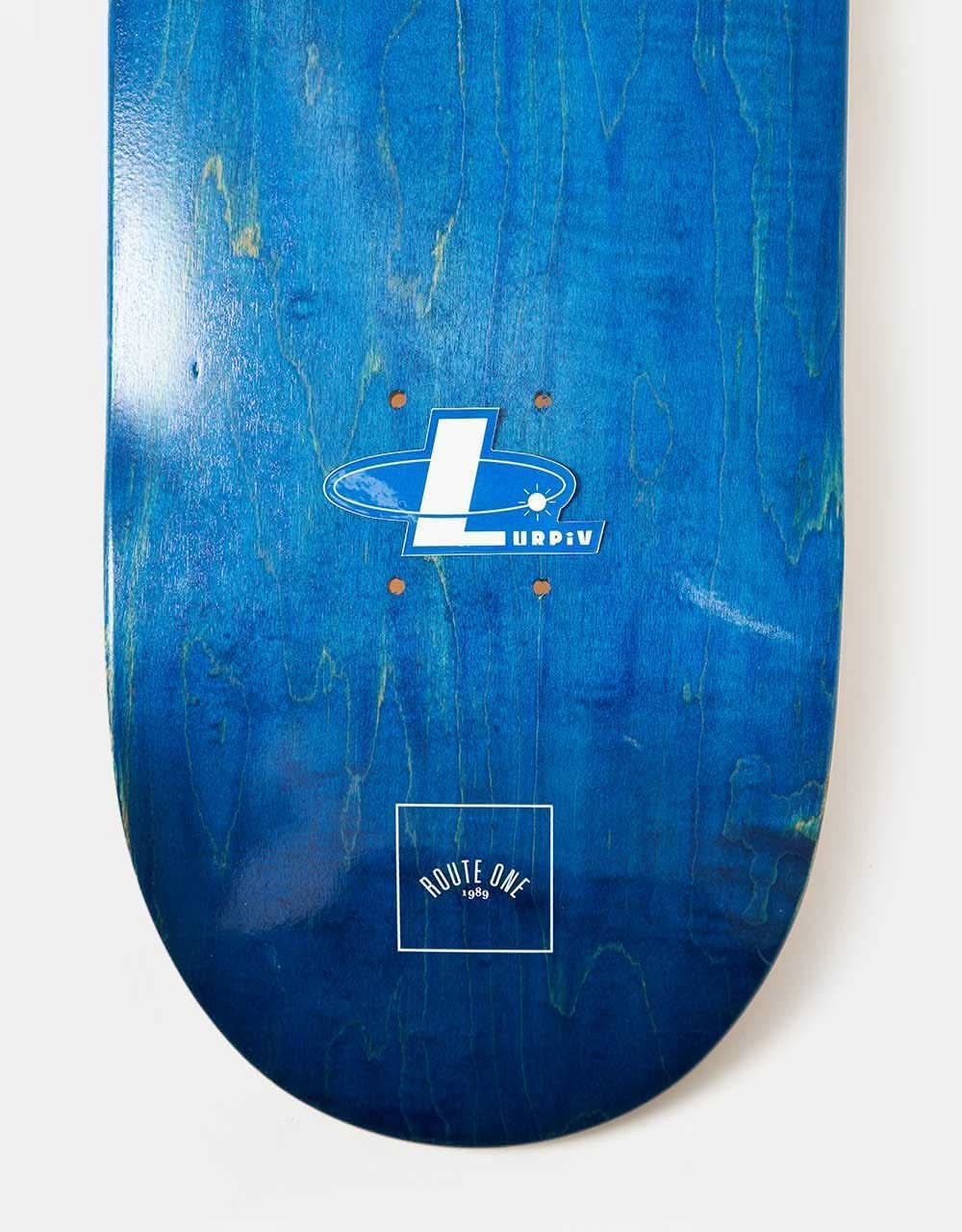 Lurpiv Orbit Logo Sticker - Blue