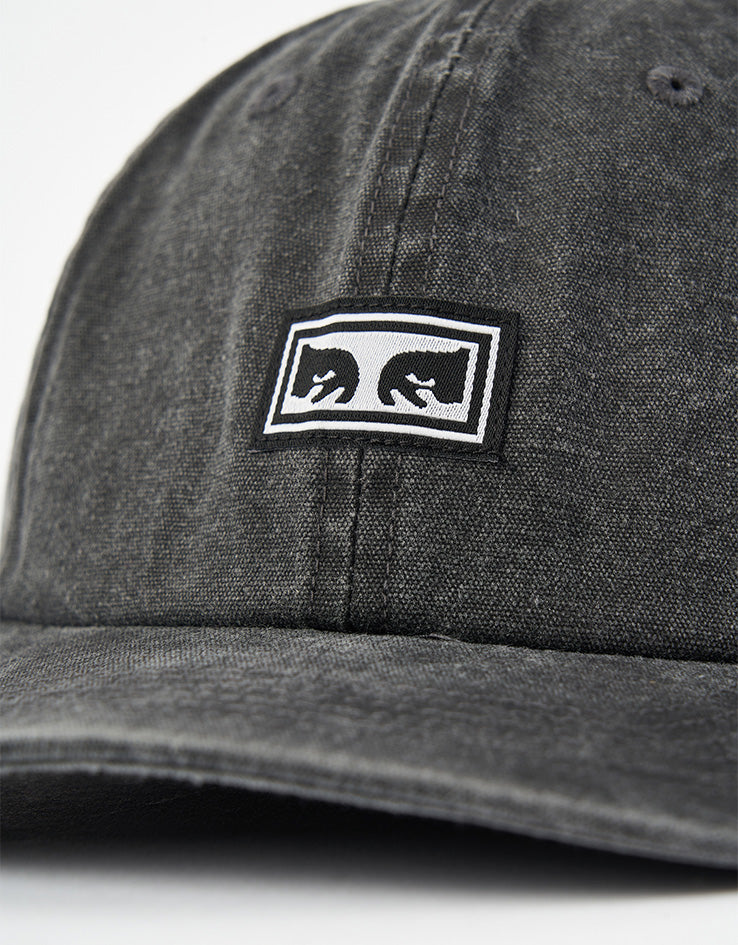 Obey Icon Eyes Pigment 6 Panel Cap - Pigment Black