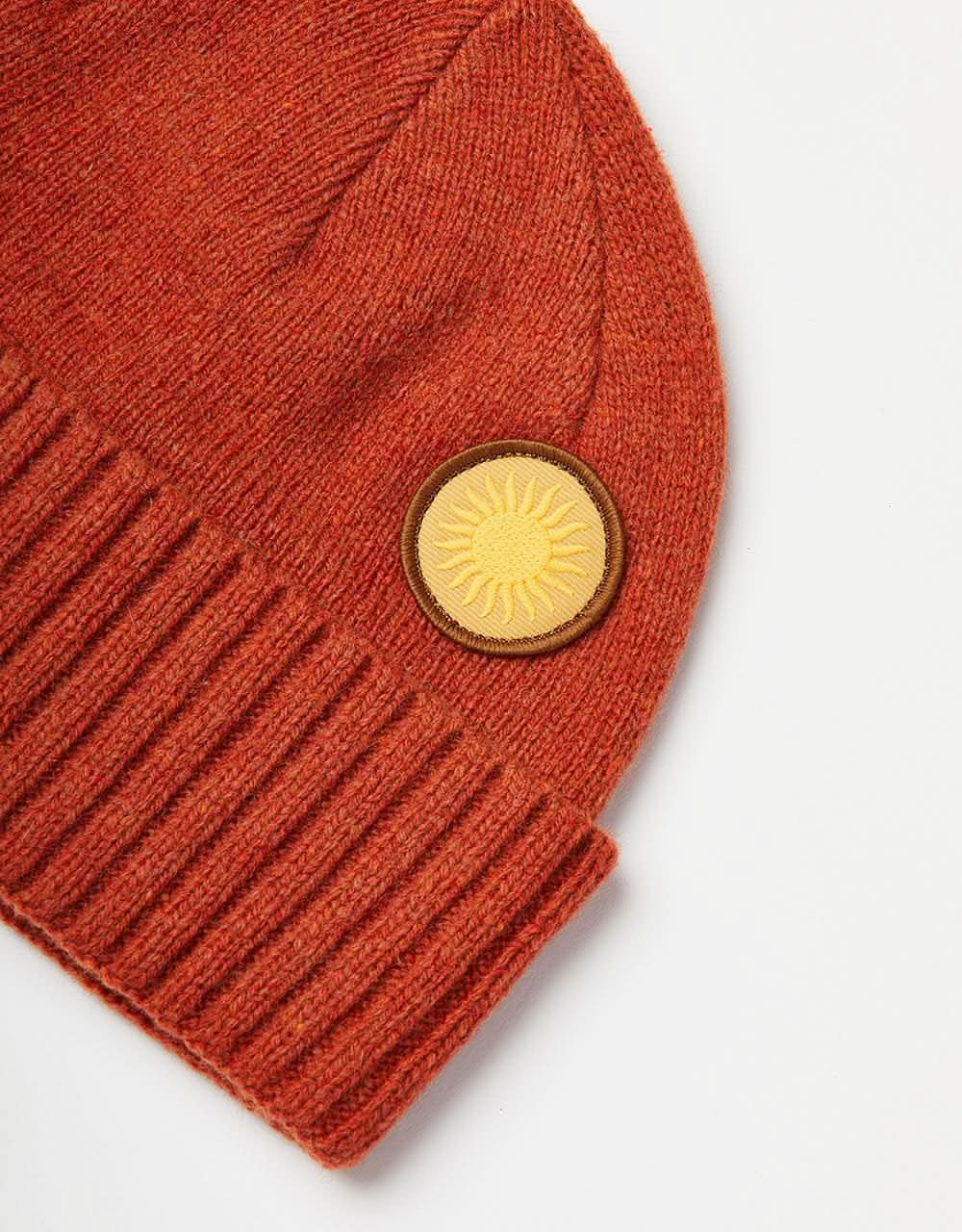 Patagonia Brodeo Beanie - Spirited Sun/Burnished Red