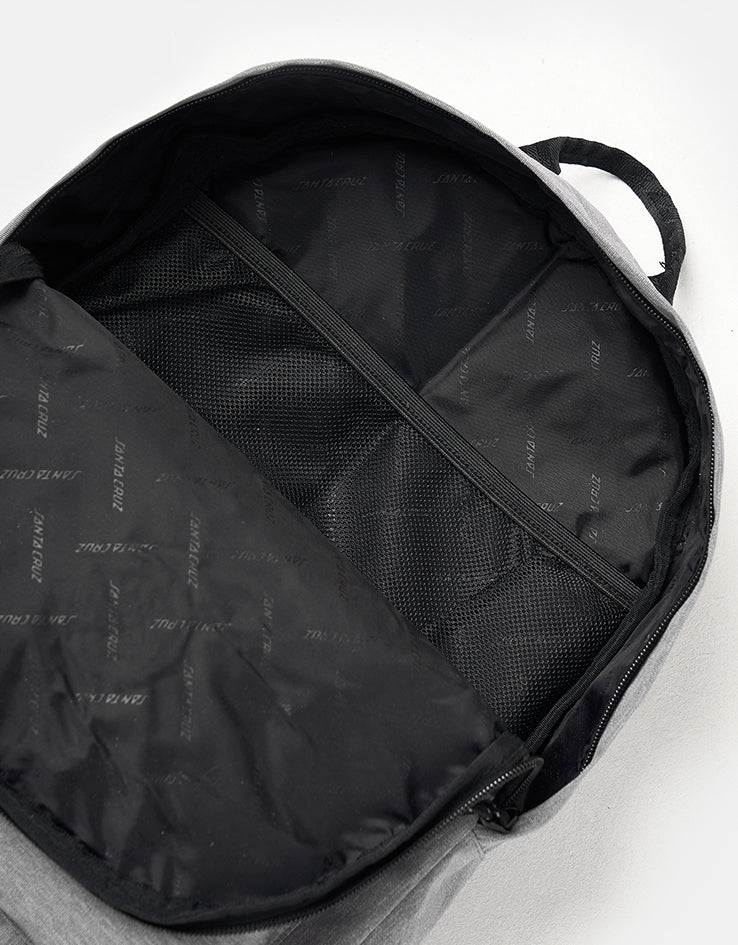 Santa Cruz Classic Dot Emb Backpack - Stone Grey