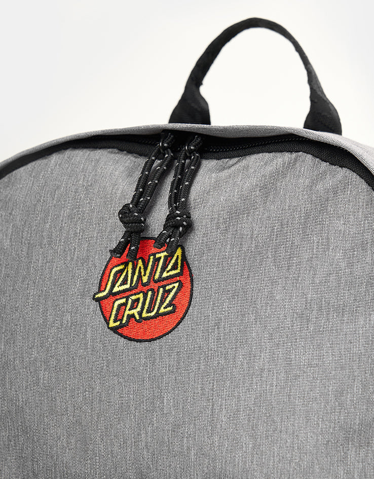 Santa Cruz Classic Dot Emb Backpack - Stone Grey