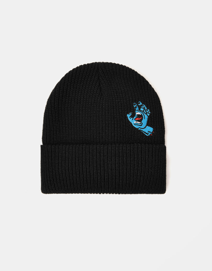 Santa Cruz Screaming Mini Hand Beanie - Black