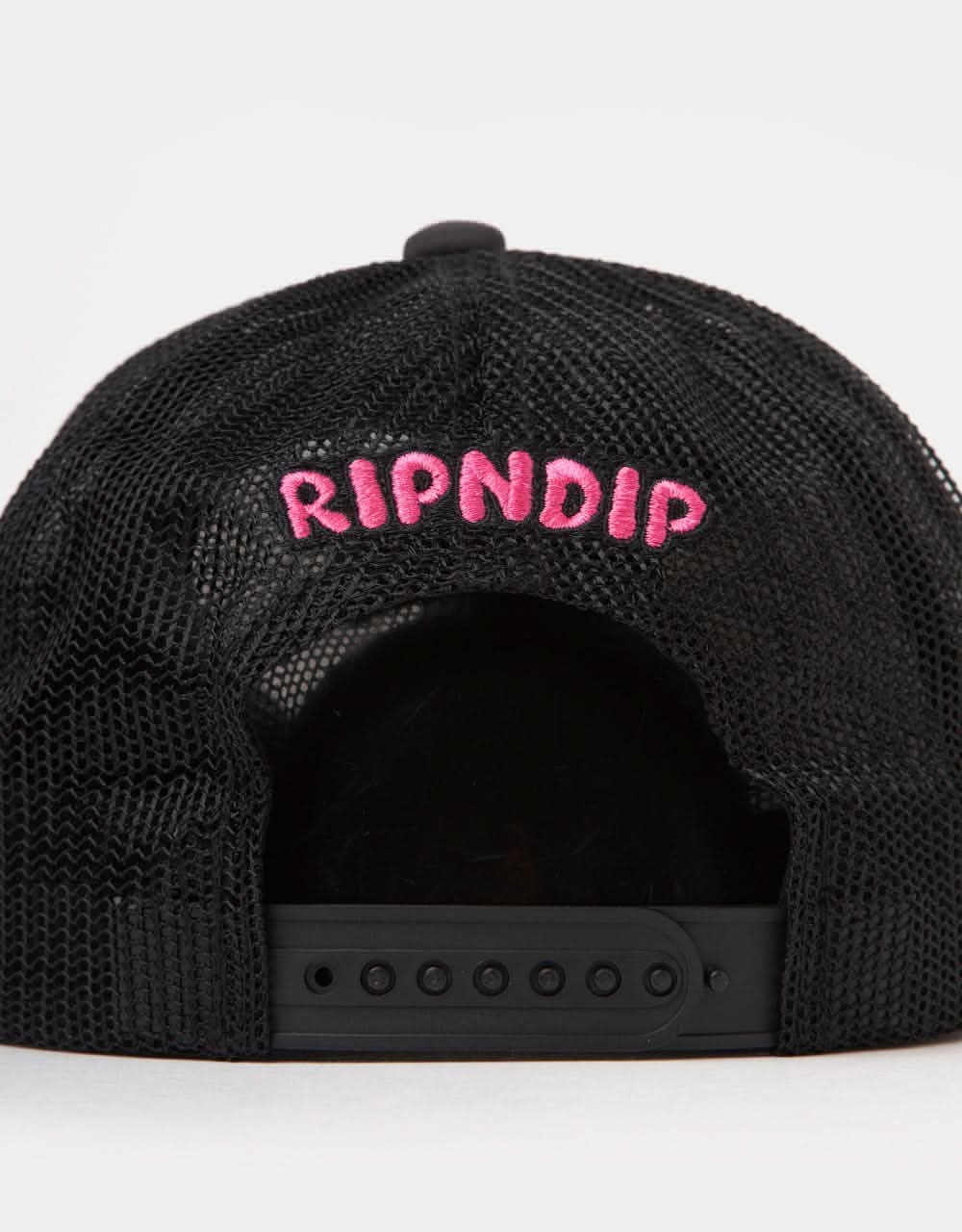 RIPNDIP Love Is RIPNDIP Trucker Cap - White/Black
